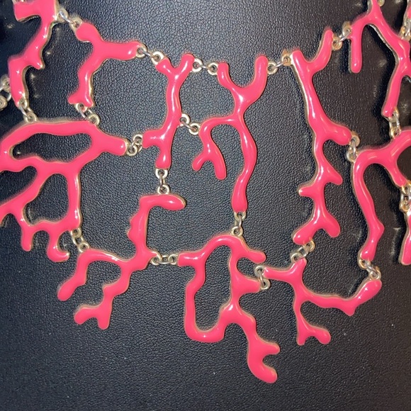 Coral Statement Necklace - Picture 2 of 5